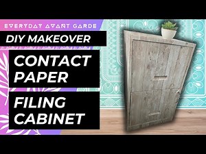 BOHO FILING CABINET MAKEOVER - EASY & CHEAP