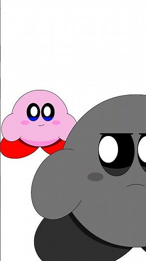 wo xing shi (kirby animation meme) #animation #funny #kirby #memes #cute #meme #shorts