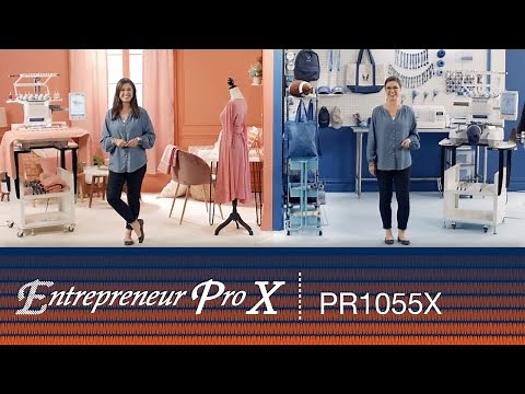 Machine à broder semi-professionnelle Brother Entrepreneur PR1055X