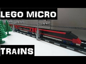 LEGO Micro Trains - Railjet Train at High Speed