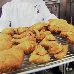 The 11 herbs and spices in KFC's fried chicken are so top secret that not even those who are making it know what they are!! 😱 Subscribe to discovery to stream all of your favorite throwback #Unwrapped episodes: https://links.discoveryplus.com/va9NOuMwygb. #discoveryplus | Food Network