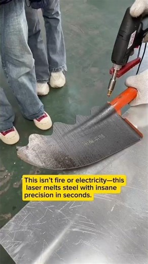 This Laser Welder Makes Metal Melt Like Butter No Skills Needed#LaserWelding #MetalWork #Satisfying