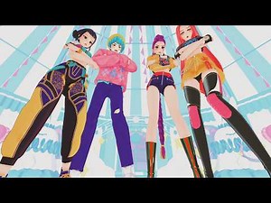 GHOST DANCE 💋【KPOP DEMON HUNTERS MMD】| HUNTRIX Version |【FULL version】