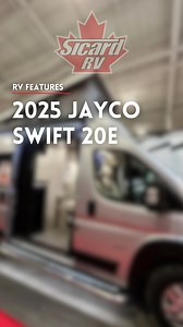 ✨ 2025 JAYCO SWIFT 20E ✨ #sicardrv #canadianrving #rv #rvlifestyle #canadian #jayco #jaycoswift20e #swift20e #2025jayco #2025swift20e | Sicard RV | Facebook