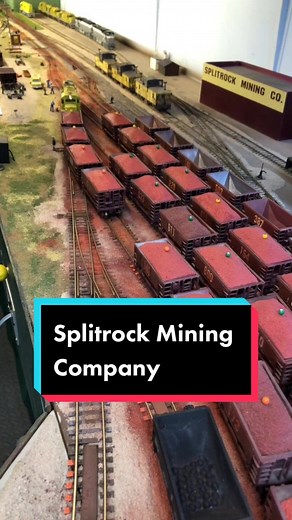 Switching the yard. Sorting ore by grade for the steel mills order. #modelrailroad #modelrailway #modeltrains #hoscale #modeltrainlayout #modeltrainhobby #trains