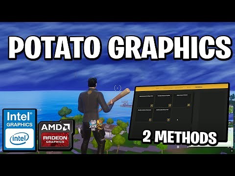 I Tried these NEW SETTINGS to Get Potato Graphics in Fortnite! (Ultra Low Graphics)