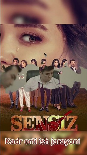 "Sensiz" seriali kadr orti jarayonlari | Exclusive