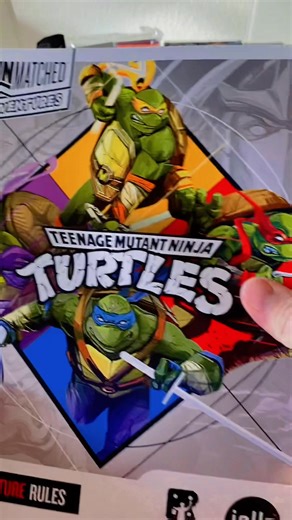 9.1K views · 88 reactions | Opening Unmatched Teenage Mutant Ninja Turtles #Unmatched #TMNT #teenagemutantninjaturtles #boardgames Thibault Iello | Board Game Madness | Facebook