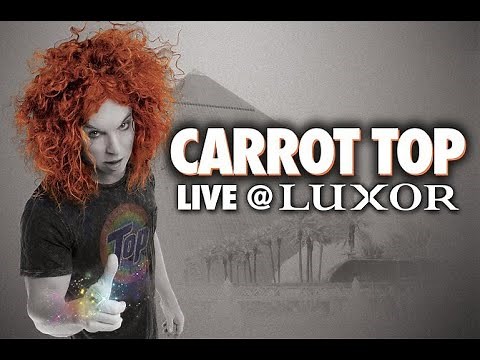Carrot Top at the Luxor Hotel and Casino in Las Vegas