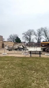 Official destruction of Iroquois Pool has begun. Goodbye, old friend. But…hello new Arndt Park Aquatic Center coming Summer, 2023!! #allindpparks #thisisdpparks2023 #progress #lookingforward | Des Plaines Park District