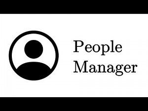 People Manager (proof of concept)