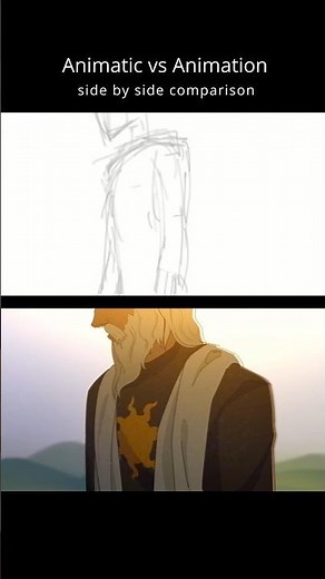 Animatic vs Animation🔹️ #animation #animatic #animator #artist #art #2danimation #animationmeme