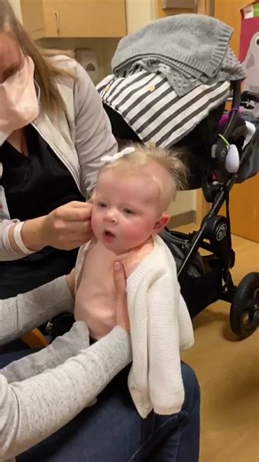 Ellie’s fitted for hearing aids! #deaf #deafaccessories #cochlearstickers #deaftoddler