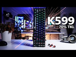 Compact 70% Wireless TKL Gaming Keyboard - Redragon K599 Deimos Review
