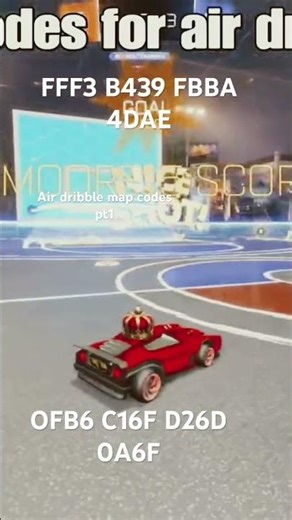 Air dribble map codes for u #rocketleague