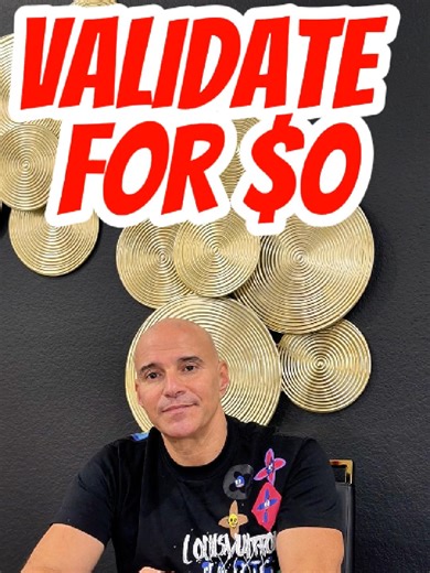 How to Validate a Business Idea for $0 \t•\tDon’t Build It Until You Do This \t•\tThis Simple Test Saves You Thousands Have a business idea? Don’t build a website. Don’t print business cards. Don’t spend months “perfecting” it. Do this instead 👇 In this video, I explain: \t•\tHow to test a business idea for $0 \t•\tWhy most people fail before they even start \t•\tHow to validate demand before wasting time and money \t•\tThe simplest way to know if your idea is a winner or a dud Here’s the proce