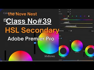 HSL Secondary Colour Correction Premiere Pro | Lecture 39