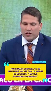 576K views · 7.4K reactions |  Paco Bazán estuvo como invitado en el programa de ‘Magaly TV, La Firme’ y sorprendió al revelar que ya no seguiría 'guardando luto' a su relación con su esposa Janice porque quedó completamente descartado que volverían. “Si es verdad y he aprendido en este proceso largo, que uno tiene que aprender a quererse”, expresó.  #MelissaLoza #RosángelaEspinoza #Farándula #Espectáculos #Perú Para más detalles: Show.pe | Show.Pe | Facebook