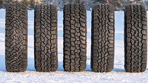 Comparing top all terrain tires in winter conditions