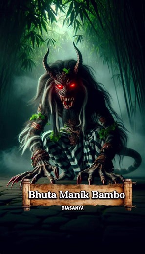 Bhuta Manik Bambu. #bambu #mustika #mistis #horor #fyp
