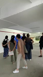 Curator's Tour at Dennis Tan's 'tarps as planes and ropes lines to bind'. Video credit: Yvonne Lee. | The Substation | Facebook