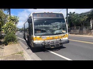 TheBus Honolulu Bus 211 LFS Route 43 Waiawa Pearl Highlands Skyline Station
