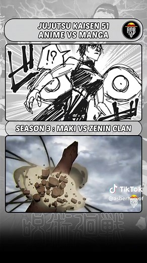 Maki vs Zenin Clan Showdown in Jujutsu Kaisen Season 3
