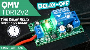 QMV TDR12V2 Time Delay-Off Relay - 0 to 60 Seconds