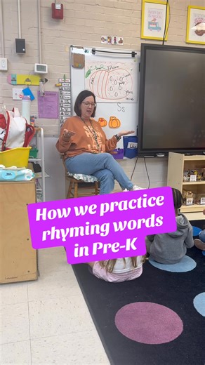 2.5K views · 11 reactions | Here’s how we practice rhyming words in pre-K! How do you like to practice or teach rhyming words? #prek #phonologicalawareness #kindergarten #preschool | Just Reed & Play in Preschool and K | Facebook