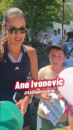 Ana Ivanović today at the farewell match of her friend Angelique Kerber at the Bad Homburg Open