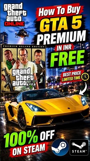 How to Get GTA 5 Premium Edition for Free on Steam with a 100% Discount 2026 #gta