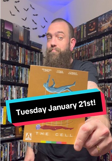 Releasing Tuesday January 21 from @Arrow Video and sent to us by @OrbitDVD . We have the 4k UHD copy of The Cell. This is one of my favorite psychological horror thrillers and I am so excited to have it in 4K UHD! I recently watched this on Blu-ray so I am looking forward to comparing how it looks to this release. . This stars, Jennifer Lopez, Vince, Vaughan, and Vincent D’Onofrio, and it is phenomenally casted. Jennifer Lopez and Vince Vaughn are incredible together, and Vincent D’Onofrio plays