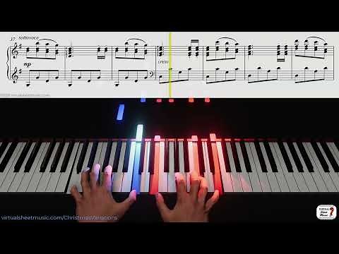 Jingle Bells - Advanced Variations for piano solo - Keyboard & Piano Practice Video