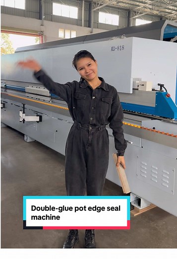 10 Meters Long Double Glue Edge Banding Machine