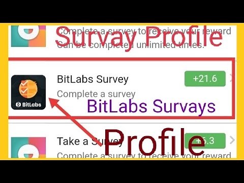 How to Complete AdGate BitLabs Survays Profile See Full Video | Wowapp