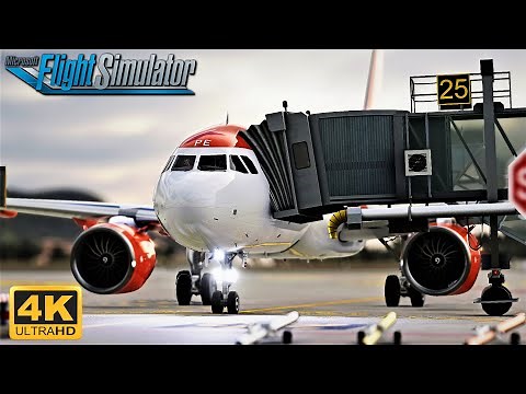 Microsoft Flight Simulator 2020 *MAXIMUM GRAPHICS EasyJet A320N Landing At Ibiza Airport