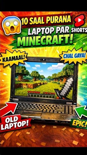Without GPU Minecraft on Old PC 😲