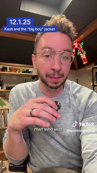 Kash and the big “boy” jacket | kash