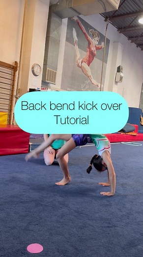 Try some of these drills to learn your back bend kick over! #gymnastics #gymnasticstok