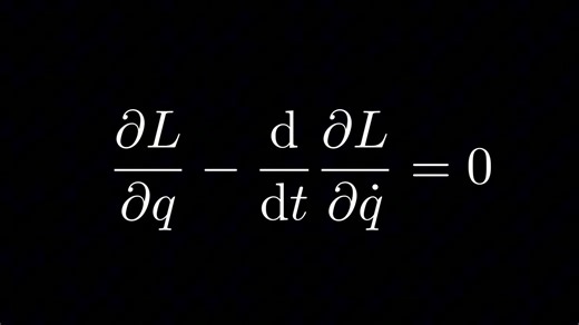 【Manim/熟肉】拉格朗日方程推导