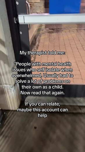 Part 87 | My therapist told me: