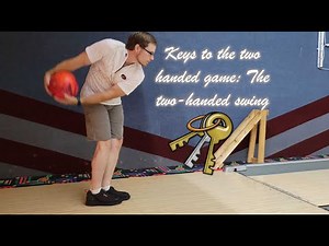 Two Handed bowling technique: The two handed swing