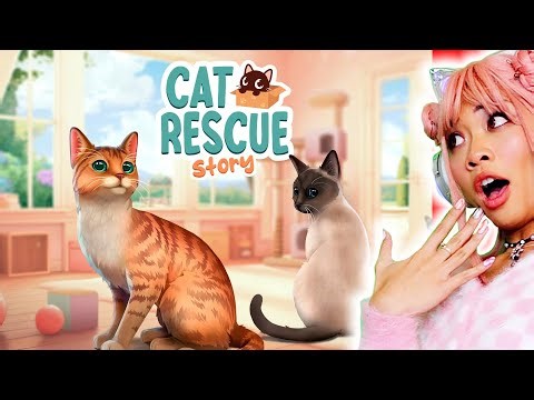 PLAYING CAT RESCUE STORY!