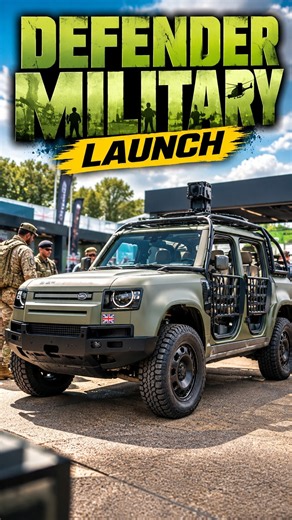Land Rover Military Defender Unveiled. Looks Rugged #defender #landrover # #automobile #4x4 #cars