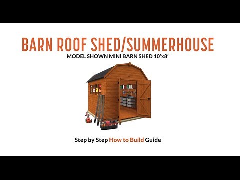How to Build a Barn Roof Shed/Summerhouse | Tiger Sheds