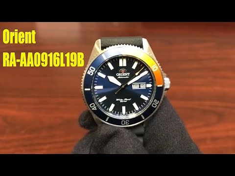 Unboxing Orient Kanno 200 Meter Diver's Automatic Watch RA-AA0916L19B