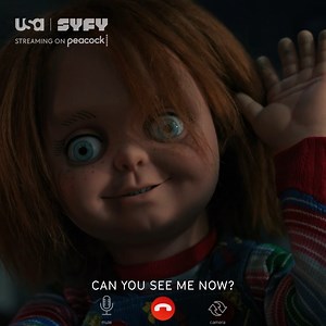 23K views · 2K reactions | Heyyyy Chucky, we can see you  Stream the latest episode of #Chucky on Peacock TV. | Chucky | Facebook