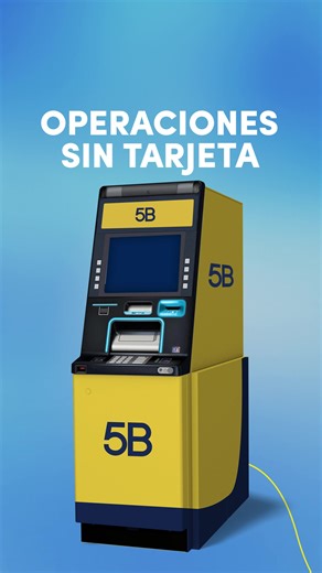 31 reactions |  ¿Sabías que puedes usar un Cajero 5B sin necesidad de tarjeta? Aprende paso a paso cómo hacer una operación sin tarjeta  Dale play al video y descubrí lo fácil que es: https://www.youtube.com/watch?v=KEe4AKAzlTY #Cajeros5B #SinTarjeta #OperacionesFáciles #SiempreCercaDeTi | 5B | Facebook