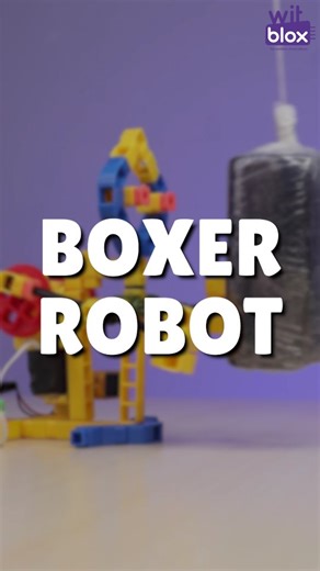Can you add fighting prowess to your robot to make it a #boxing robot?? [Witblox, Boxing, Robot, Challenge] | WitBlox