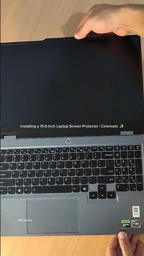 Installing a laptop screen protector ✨ #shortvideo #cinematic